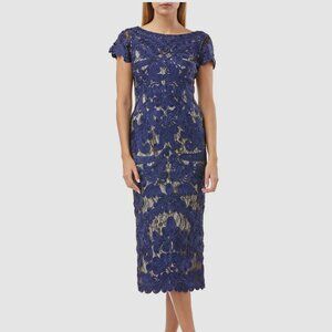 JS Collections Lace Midi Dress